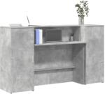 vidaXL Birou de receptie Gri beton 180x50x103, 5 cm Lemn prelucrat GartenMobel Dekor (3324208)