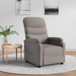 vidaXL Fotoliu rabatabil, gri taupe, material textil GartenMobel Dekor (342708)
