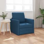 vidaXL Pat canapea albastru 74 x 77 x 81 cm tesatura GartenMobel Dekor (4106628) Canapea