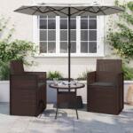 vidaXL Perne de Sezut 2 pcs Antracit 47 x 36 x 2 cm Poliester GartenMobel Dekor (899966)