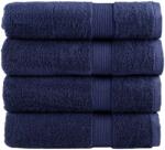 vidaXL Prosoape de maini premium SOLUND 4buc bleumarin 50x100cm 600gsm GartenMobel Dekor (137258) Prosop