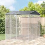 vidaXL Cusca pentru pasari Antracit 227 x 310 x 247 cm Otel Galvanizat GartenMobel Dekor (3325160)