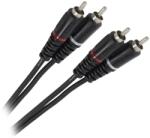 PLUGGER Cablu audio Professional 2x RCA tata - 2x RCA tata 6m PLUGGER PLU CABB RM0RM0 6M00 EAS (PLU CABB RM0RM0 6M00 EAS)