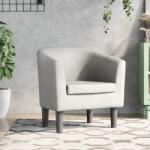 vidaXL Fotoliu tip cuva, alb, piele ecologica GartenMobel Dekor (356488)