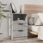 vidaXL Noptiera, gri beton, lemn prelucrat GartenMobel Dekor (811240)
