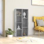 vidaXL Biblioteca, gri beton, 50 x 25 x 106 cm, PAL GartenMobel Dekor (801111) Biblioteca