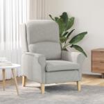 vidaXL Fotoliu Gri Deschis Gri deschis Tesatura Standard Ergonomic GartenMobel Dekor (42009871)