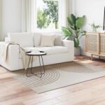 vidaXL Covor patrat crem 120x120 cm, antiderapant, pentru interior (42022798) Covor