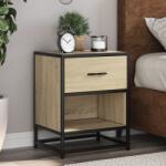 vidaXL Noptiera, stejar sonoma, 40x31x50 cm, lemn prelucrat GartenMobel Dekor (848686)