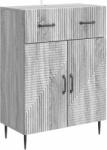 vidaXL Bufet cu sertar Sonoma gri 66 x 34, 5 x 89, 5 cm Lemn prelucrat GartenMobel Dekor (894871) Comoda
