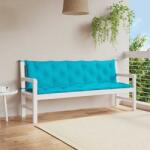 vidaXL Perne banca de gradina, 2 buc. , turcoaz, tesatura oxford GartenMobel Dekor (361734)