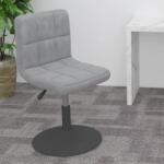vidaXL Scaun de bar pivotant, gri deschis, catifea GartenMobel Dekor (334252)