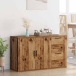 vidaXL Bufet cu sertar Lemn vechi 100 x 33 x 59.5 cm Lemn compozit GartenMobel Dekor (881138) Comoda