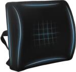 vidaXL Perna cu perna Ajustabil Negru 34 x 31.5 x 12 cm Plasa GartenMobel Dekor (42012707)