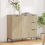 vidaXL Bufet cu sertar Stejar sonoma 89.5 x 33 x 82 cm Lemn compozit GartenMobel Dekor (883456) Comoda