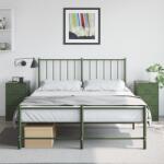 vidaXL Noptiere, 2 buc. , verde olive, 34, 5x39x62 cm, otel GartenMobel Dekor (841784)