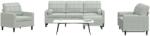 vidaXL Set de canapele cu perne, 4 piese, gri deschis, catifea GartenMobel Dekor (3278381) Canapea