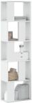 vidaXL Biblioteca cu 5 niveluri, alb 45x23, 5x162, 5 cm lemn prelucrat GartenMobel Dekor (852780) Biblioteca