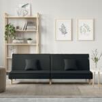 vidaXL Canapea extensibila, negru, material textil GartenMobel Dekor (351902) Canapea