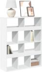 vidaXL Biblioteca, alb, 100x33x125, 5 cm, lemn prelucrat GartenMobel Dekor (3309357) Biblioteca