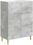 vidaXL Bufet cu sertar Gri Beton 66 x 34, 5 x 90 cm Lemn prelucrat GartenMobel Dekor (894628) Comoda
