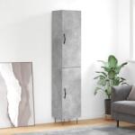 vidaXL Dulap înalt, gri beton, 34, 5x34x180 cm, lemn prelucrat GartenMobel Dekor (3198821) Comoda