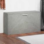 vidaXL Bancheta pantofar, gri beton, 80x24x45 cm, lemn compozit GartenMobel Dekor (342642) Pantofar