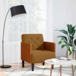 vidaXL Canapea Scaun cu Cotiere Maro 55 cm Catifea GartenMobel Dekor (4100598)