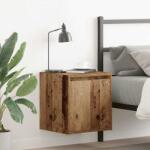 vidaXL Noptiera montata pe perete lemn vechi 38x34x40 cm GartenMobel Dekor (861243)