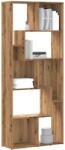 vidaXL Biblioteca, stejar artizanal, 67x24x161 cm, lemn prelucrat GartenMobel Dekor (856015) Biblioteca