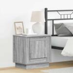 vidaXL Noptiera moderna gri 44x34, 5x45 cm din lemn compozit, cu usa (869572)