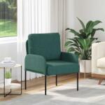 vidaXL Canapele cu perna 55cm Verde închis placaj GartenMobel Dekor (42023433) Canapea
