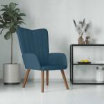 vidaXL Scaun de relaxare, albastru, catifea GartenMobel Dekor (327665)