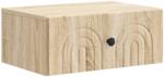 vidaXL Noptiera suspendata cu sertar, stejar Sonoma, 49 x 34, 5 x 20 cm (898109)