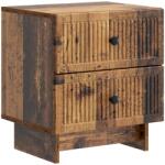 vidaXL Noptiera lemn vechi cu 2 sertare, 43 x 34, 5 x 47, 5 cm (893851)