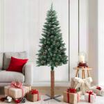 vidaXL Pom Craciun artificial subtire, lemn si zapada, verde, 180 cm GartenMobel Dekor (320961)