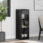 vidaXL Bufet Stejar Negru 35 x 37 x 109 cm Lemn compozit GartenMobel Dekor (882894) Comoda