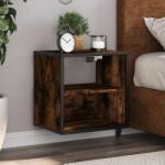 vidaXL Noptiere de perete, 2 buc. , stejar fumuriu, 40x31x39, 5 cm GartenMobel Dekor (848749)