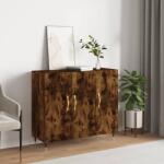 vidaXL Servanta, stejar fumuriu, 90x34x80 cm, lemn compozit GartenMobel Dekor (828089) Comoda