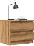 vidaXL Noptiera, stejar artizanal, 50x40x43.5 cm, lemn prelucrat GartenMobel Dekor (856520)