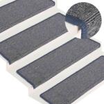 vidaXL Covorase pentru scari, 30 buc. , 65x21x4 cm, gri deschis si albastru, cu margini dreptunghiulare GartenMobel Dekor (3365780) Covor