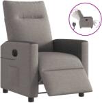 vidaXL Fotoliu rabatabil electric, gri taupe, material textil GartenMobel Dekor (3324043)