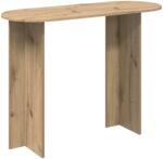vidaXL Masa de consola Stejar Artizanal 100 x 39, 5 x 75 cm GartenMobel Dekor (8001157)