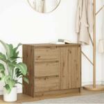 vidaXL Bufeta cu sertar Artisan Stejar 71x35x65 cm lemn prelucrat GartenMobel Dekor (861579) Comoda