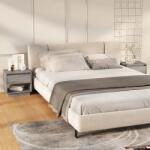 vidaXL Noptiere, stejar gri sonoma, 2 buc. , 45x34x44 cm, PAL GartenMobel Dekor (812984)