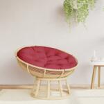 vidaXL Perna rotunda, rosu vin, Ø 100 x11 cm, tesatura Oxford GartenMobel Dekor (361971)