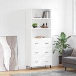 vidaXL Dulap înalt, alb, 69, 5x34x180 cm, lemn compozit GartenMobel Dekor (3189397) Comoda
