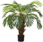 vidaXL Planta artificiala palmier cycas cu ghiveci, verde, 90 cm GartenMobel Dekor (336306)