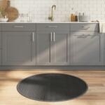 vidaXL Covor rotund, gri, 100 cm, bambus GartenMobel Dekor (376988) Covor