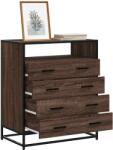 vidaXL Dulap cu sertar, stejar maro, 70x41x70 cm, lemn prelucrat GartenMobel Dekor (849093) Comoda